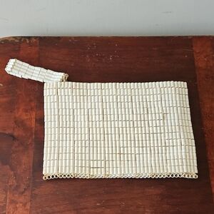 Vintage J Jolles Studio Plas-Ti-Cato 1940's Clutch Wristlet Oversized